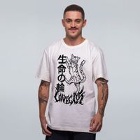 CAMISETA OFF WHITE - LOVE CATS