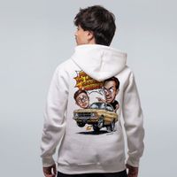 MOLETOM OFF WHITE - PRA CIMA DO LADO