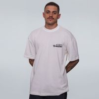 CAMISETA OVERSIZED OFF WHITE - PRA CIMA DO LADO