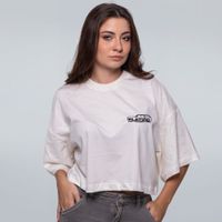 CROPPED OVERSIZED OFF WHITE - NÃO ME FAÇA