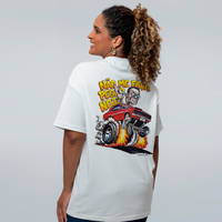 CAMISETA OVERSIZED OFF WHITE - NÃO ME FAÇA
