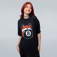 CAMISETA OVERSIZED PRETA - VINGANÇA DO QUE