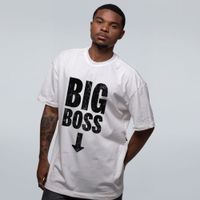 CAMISETA OVERSIZED OFF WHITE - BIG BOSS