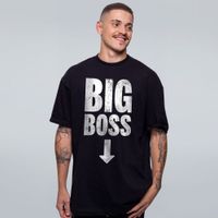 CAMISETA OVERSIZED PRETA - BIG BOSS