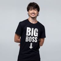 CAMISETA PRETA - BIG BOSS