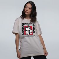 CAMISETA OFF WHITE - AMANHÃ TENTO DE NOVO