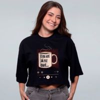 CROPPED OVERSIZED PRETO - JA FIZ CAFÉ