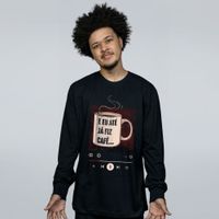 MANGA LONGA PRETA - JA FIZ CAFÉ