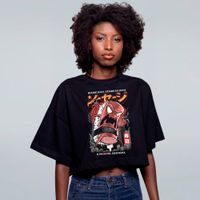 CROPPED OVERSIZED PRETO - SUSHICHA