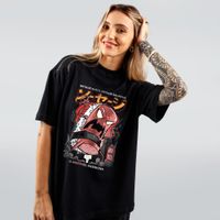 CAMISETA OVERSIZED PRETA - SUSHICHA