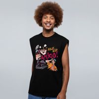 REGATA OVERSIZED PRETA - HOJE NÃO AMIGO