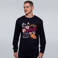 MANGA LONGA PRETA - HOJE NÃO AMIGO