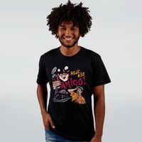 CAMISETA PRETA - HOJE NÃO AMIGO