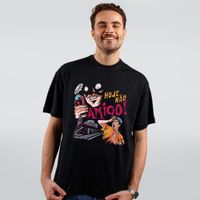CAMISETA OVERSIZED PRETA - HOJE NÃO AMIGO