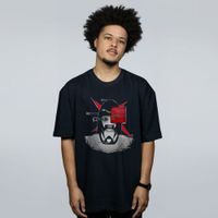 CAMISETA OVERSIZED PRETA - MÁSCARA ERRADA