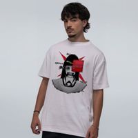 CAMISETA OVERSIZED OFF WHITE - MÁSCARA ERRADA