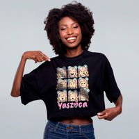 CROPPED OVERSIZED PRETO - MOOD YASZOCA