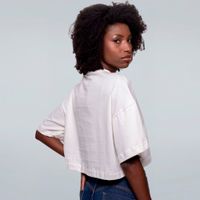 CROPPED OVERSIZED OFF WHITE - MOOD YASZOCA