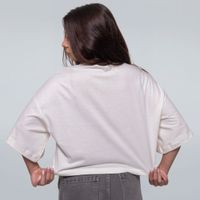CROPPED OVERSIZED OFF WHITE - ENZO STYLE