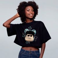 CROPPED OVERSIZED PRETO - ENZO STYLE
