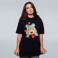 CAMISETA OVERSIZED PRETA - YASZOCA