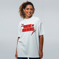 CAMISETA OVERSIZED OFF WHITE - FEAR ME NOT