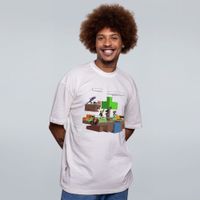CAMISETA OVERSIZED OFF WHITE - AMIGOS LAS