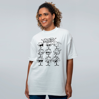 CAMISETA OVERSIZED OFF WHITE - PALITO