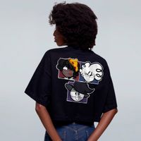 CROPPED OVERSIZED PRETO - LAS