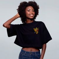CROPPED OVERSIZED PRETO - LAS