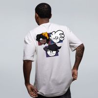 CAMISETA OVERSIZED OFF WHITE - LAS