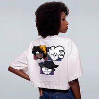 CROPPED OVERSIZED OFF WHITE - LAS