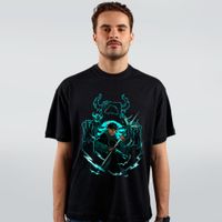 CAMISETA OVERSIZED PRETA - DRAKE WARDEN