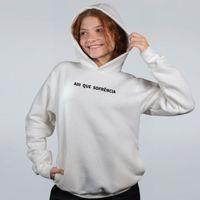 MOLETOM OFF WHITE - AI QUE SOFRENCIA