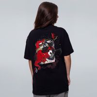 CAMISETA OVERSIZED PRETA - BAILE DE MÁSCARAS