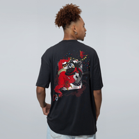 CAMISETA OVERSIZED PRETA - BAILE DE MÁSCARAS