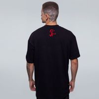 CAMISETA OVERSIZED PRETA - TEATRO DE MÁSCARAS