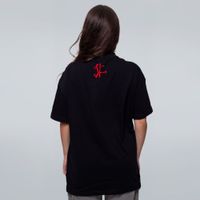 CAMISETA OVERSIZED PRETA - TEATRO DE MÁSCARAS