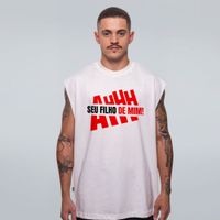 REGATA OVERSIZED OFF WHITE - AH SEU FILHO DE MIM