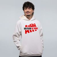 MOLETOM OFF WHITE - AH SEU FILHO DE MIM