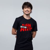 CAMISETA PRETA - AH SEU FILHO DE MIM