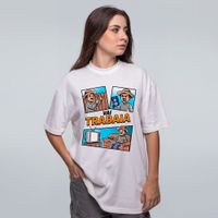CAMISETA OVERSIZED OFF WHITE - PAI CLT