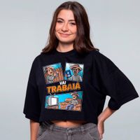 CROPPED OVERSIZED PRETO - PAI CLT