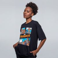 CAMISETA OVERSIZED PRETA - PAI CLT