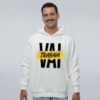 MOLETOM OFF WHITE - VAI TRABAIA
