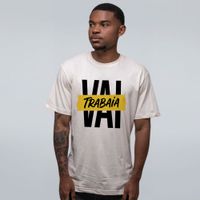 CAMISETA OFF WHITE - VAI TRABAIA
