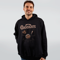 MOLETOM PRETO - CHOCOLATE