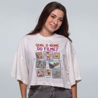 CROPPED OVERSIZED OFF WHITE - QUAL O NOME DO FILME