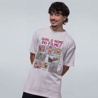 CAMISETA OVERSIZED OFF WHITE - QUAL O NOME DO FILME