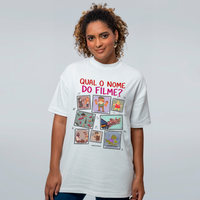 CAMISETA OVERSIZED OFF WHITE - QUAL O NOME DO FILME